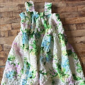 Old Navy Floral Ruffled Smocked Sundress 2T